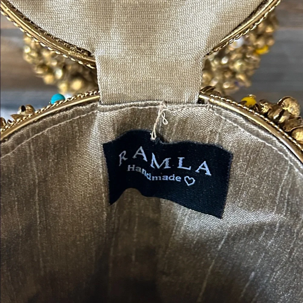 Ramla Bling Bling Handmade Beaded Crystal Bag Brand New! - Picture 8 of 10
